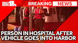 Officials: Person in critical condition after vehicle drives into Inner Harbor