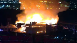 Flames Engulf Historic St. Louis Factory Complex