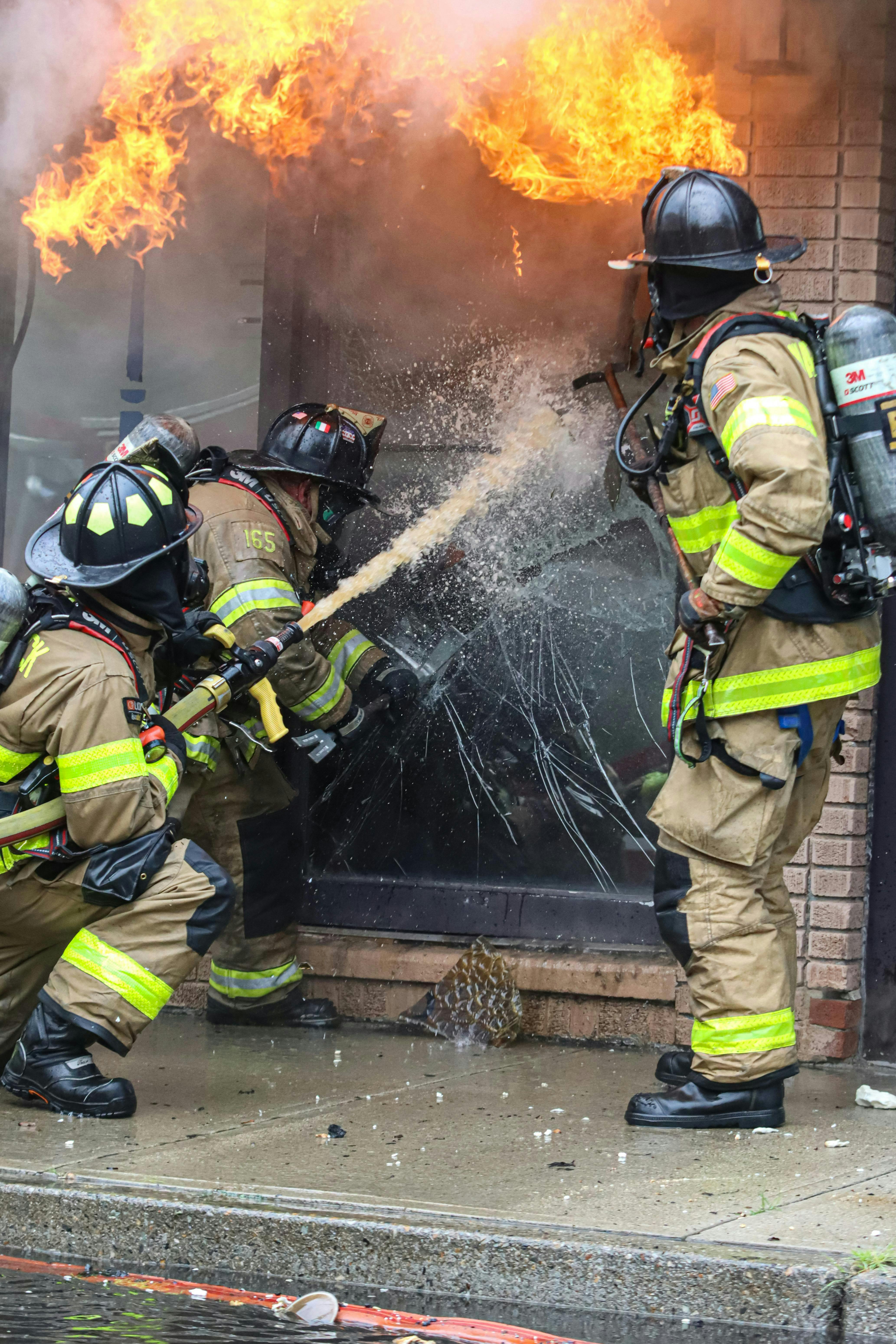 firefighting strip mall Warwick Rhode Island Fire Department Austin Daniels
