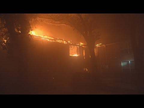 Breaking: HFD battling large apartment fire in southwest Houston