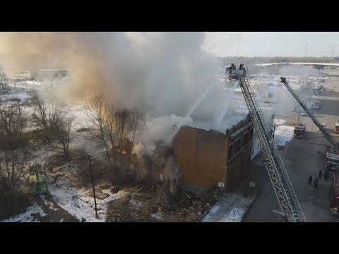 Homeless Escape Fire in Vacant East St. Louis Building