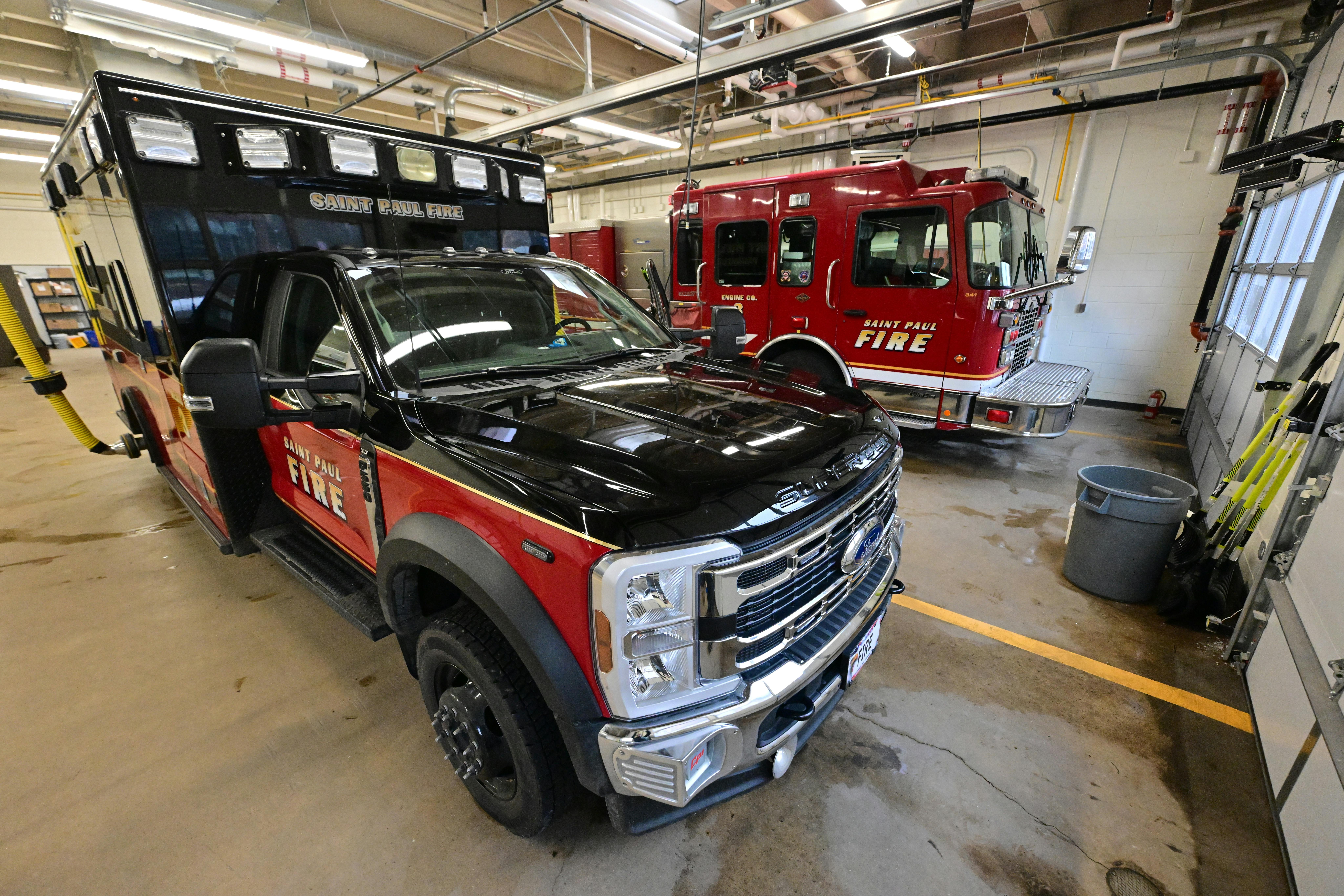 Firefighters and paramedics are responding from a station that's been renovated.