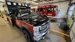 Firefighters and paramedics are responding from a station that's been renovated. Firefighters and paramedics are responding from a station that's been renovated.