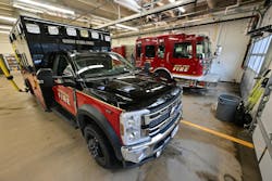 Firefighters and paramedics are responding from a station that's been renovated. Firefighters and paramedics are responding from a station that's been renovated.