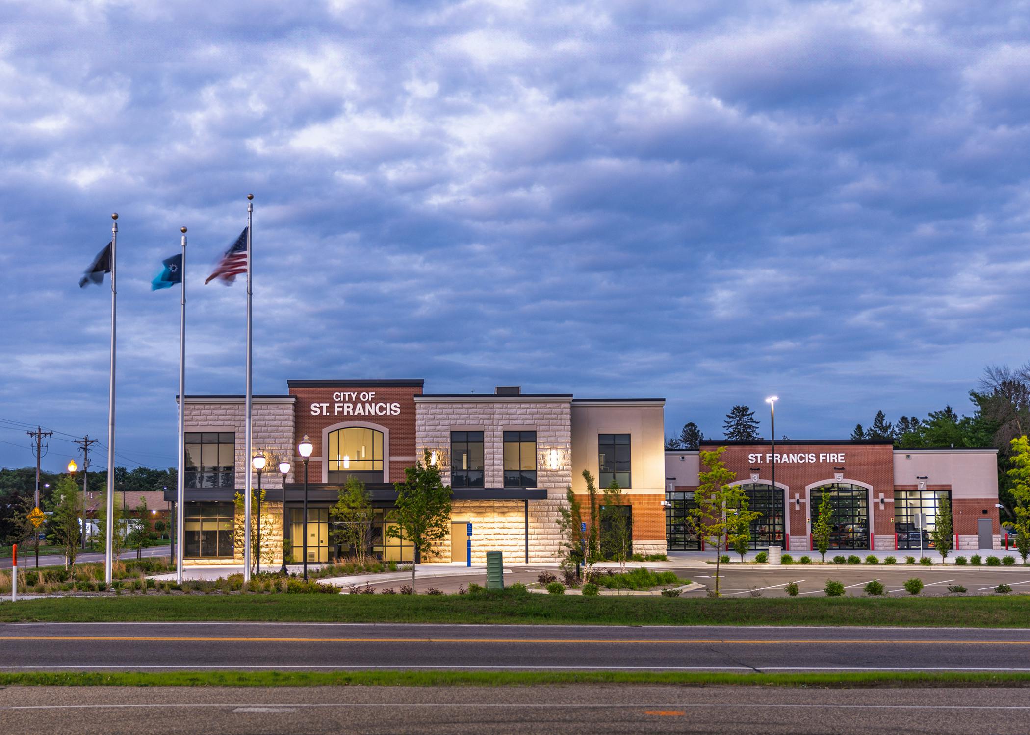 Station Design Awards - St. Francis, MN, City Hall and Fire Station - Brunton Architects