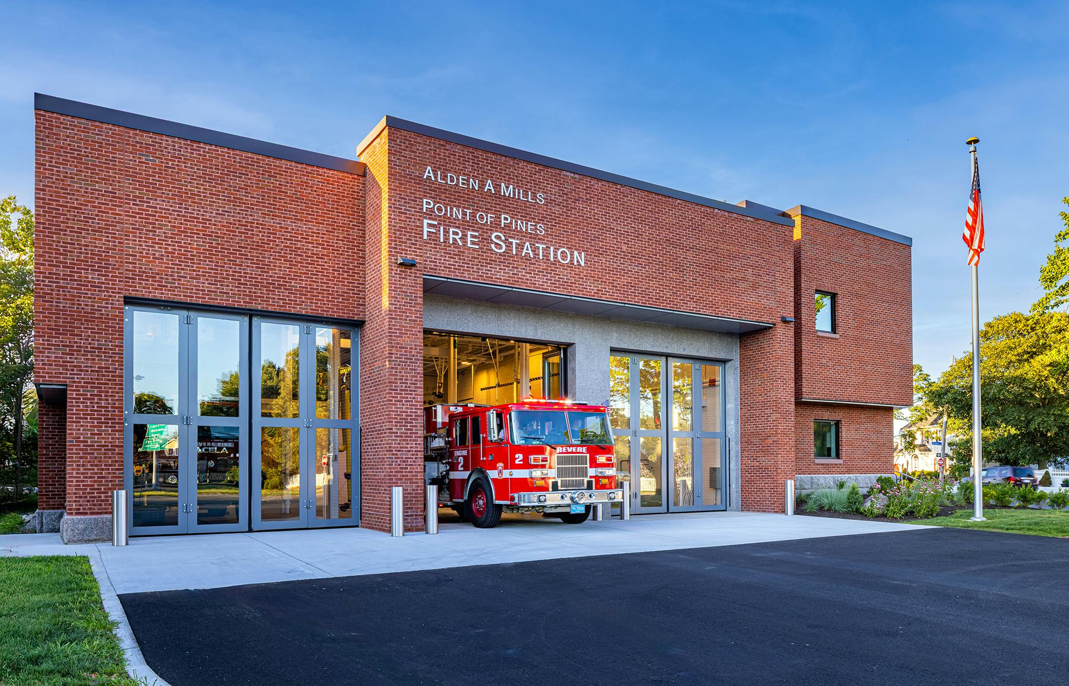 Station Design Awards - Alden A. Mills Point of Pines Fire Station 2 - Winter Street Architects