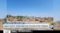 Adair County EMS celebrates new station over a year after Greenfield tornado destruction Adair County EMS celebrates new station over a year after Greenfield tornado destruction