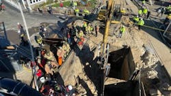 Yarmouth firefighters were trained in basic trench rescue operations when a long-term construction project began. The lessons from that training paid off on Nov. 18, 2025 when a trench collapse occured. Yarmouth firefighters were trained in basic trench rescue operations when a long-term construction project began. The lessons from that training paid off on Nov. 18, 2025 when a trench collapse occured.