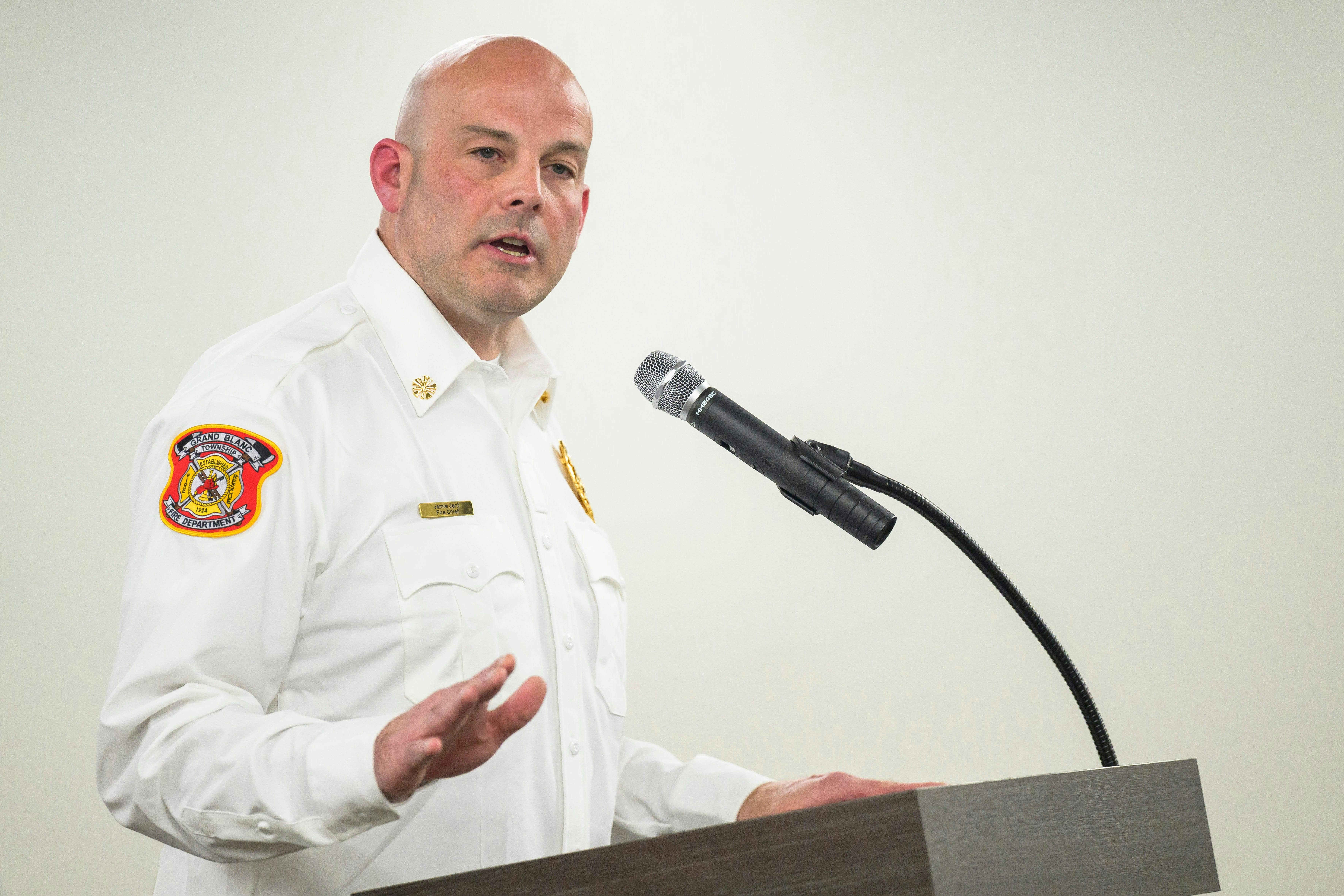 Grand Blanc Fire Chief Jamie Jent