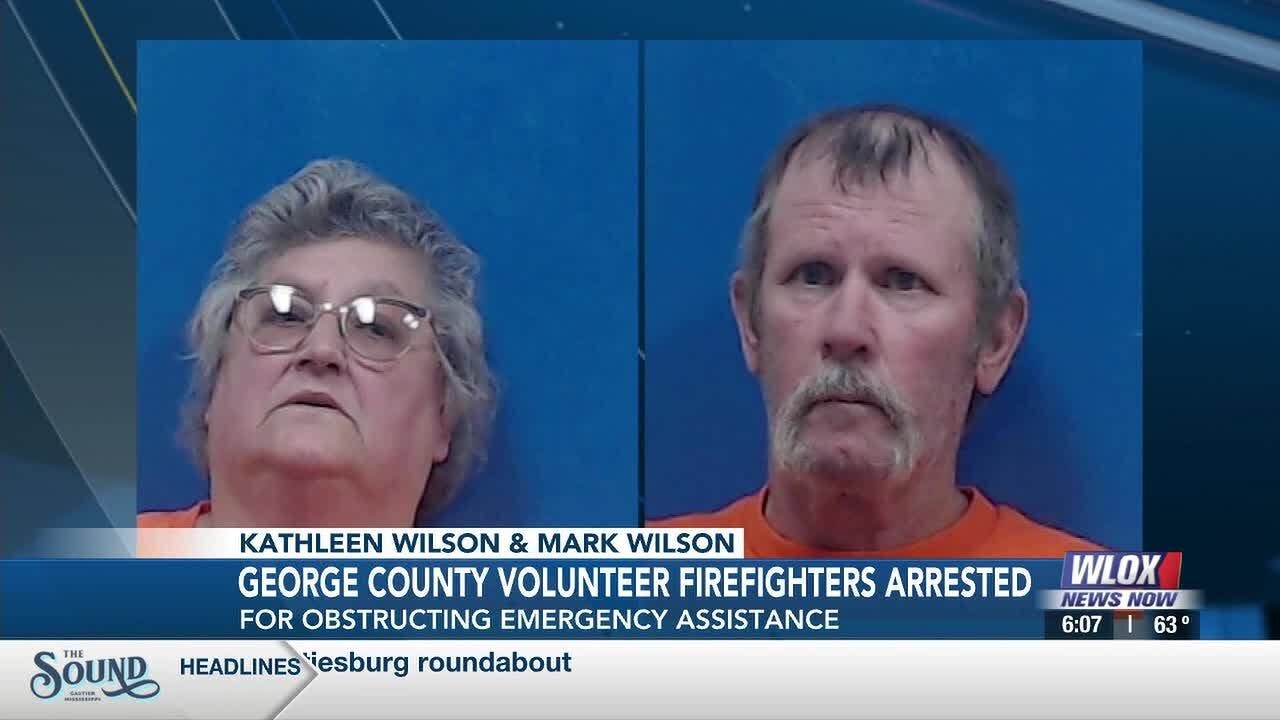 George County volunteer firefighters arrested for responding to crash drunk, obstructing assistan