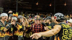 The broadcaster for The Firefighters, Zach Staton, was able to honor is father-in-law who served for more than 40 years at the Carrsville, VA, Volunteer Fire Department. The broadcaster for The Firefighters, Zach Staton, was able to honor is father-in-law who served for more than 40 years at the Carrsville, VA, Volunteer Fire Department.