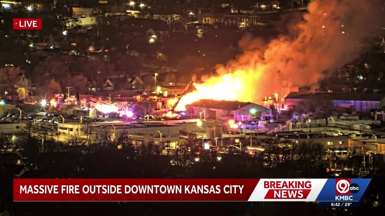 Lumber Yard Fire Kansas City