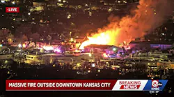Lumber Yard Fire Kansas City