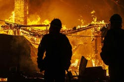 Firefighters battled the destructive Eaton Fire in January. Firefighters battled the destructive Eaton Fire in January.