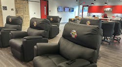 Furniture for firehouses, including recliners, are designed and constructed in ways to stand up to 24/7/365 use that models for consumers don’t approach. Furniture for firehouses, including recliners, are designed and constructed in ways to stand up to 24/7/365 use that models for consumers don’t approach.