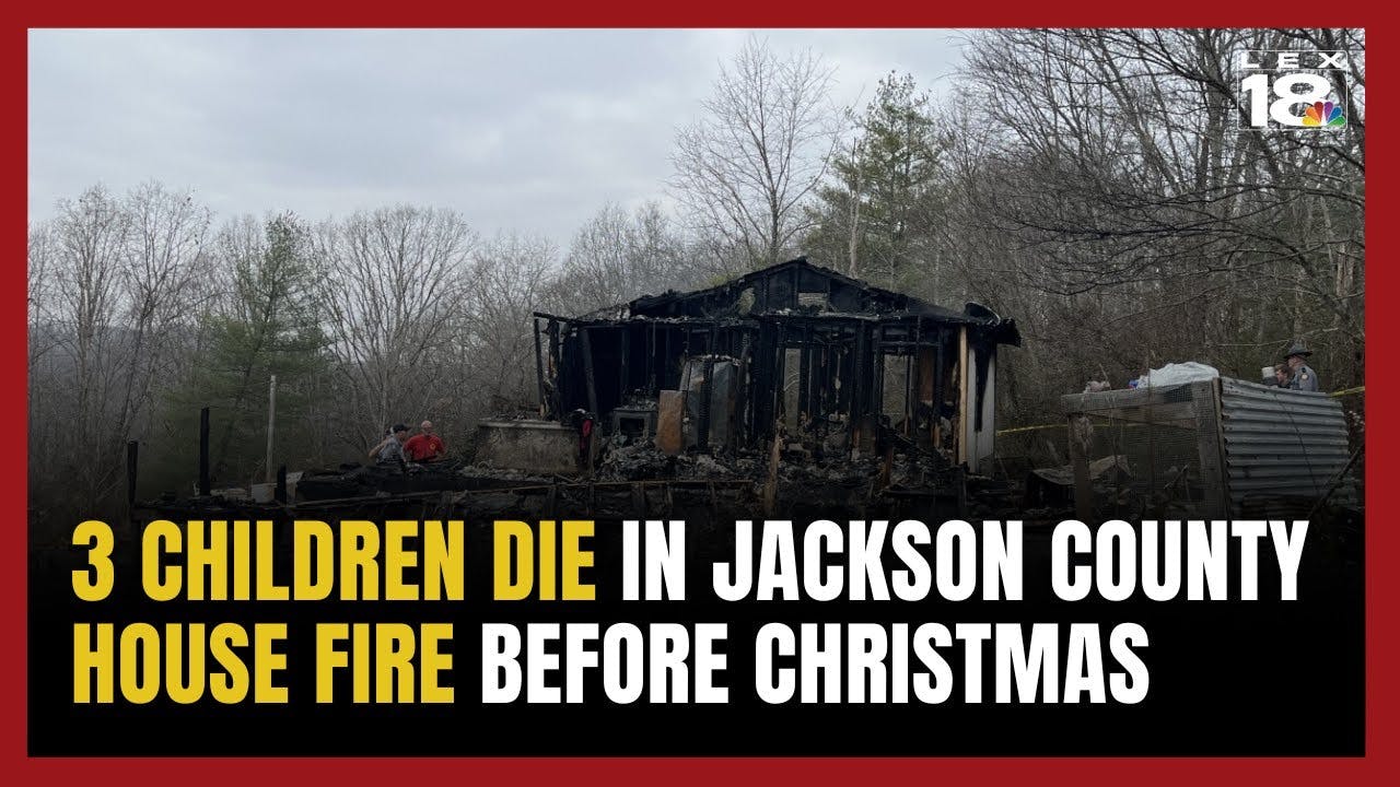 FATAL HOUSE FIRE: 3 children killed in Jackson County house fire before Christmas