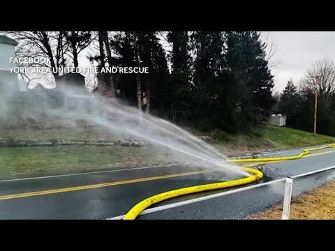 York County fire company's hose run over twice in the same week