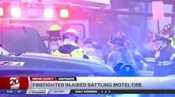 Firefighter injured battling motel fire in Southgate Firefighter injured battling motel fire in Southgate