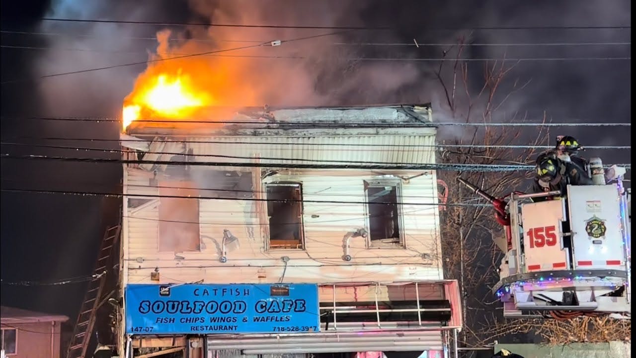 Watch: FDNY Firefighters Battle 3-Alarm Fire in Vacant Building