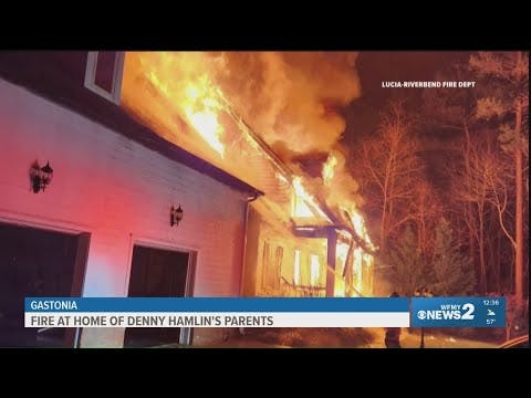 NASCAR Driver Denny Hamlin's Father Dies in Gaston County, NC, House Fire