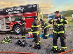 The firefighters who move to a combination department from a career department who enjoy the opportunity to train on a variety of apparatus are apt to find the change of organizations appealing. The firefighters who move to a combination department from a career department who enjoy the opportunity to train on a variety of apparatus are apt to find the change of organizations appealing.