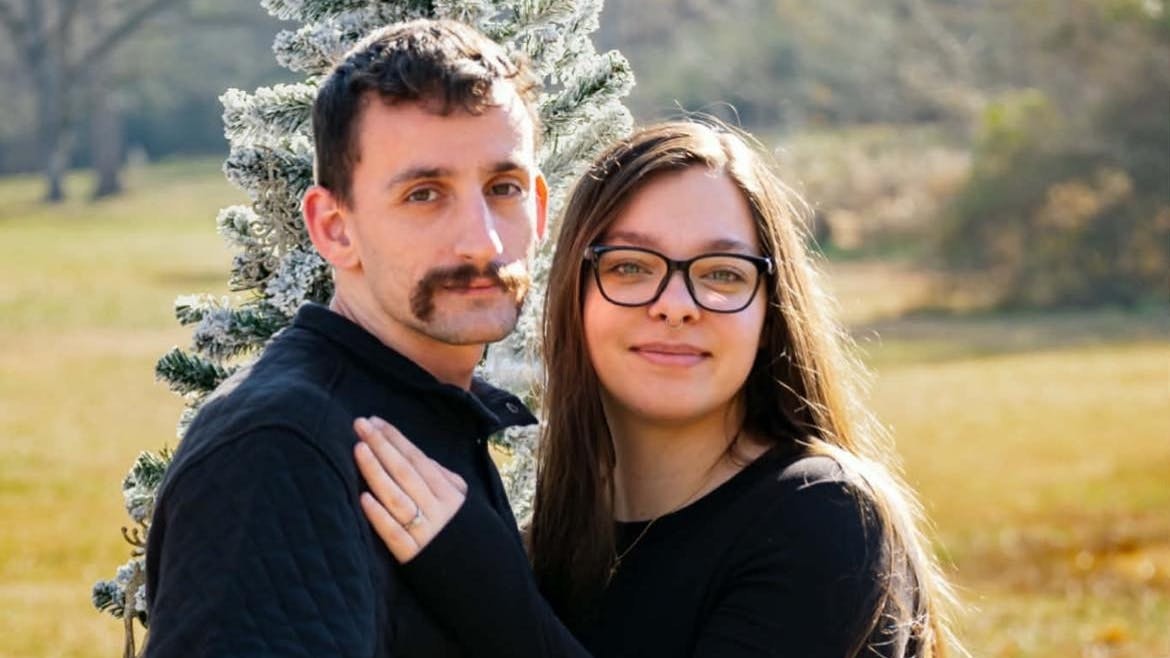 Crains Creek firefighter Dylan Turney and his wife, Kiersten, heard the crash and pulled two people to safety as the car began burning.