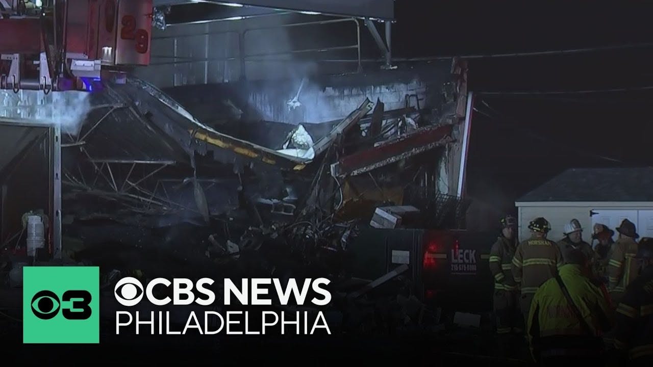 Fire rips through Clayton's Range & Shop in Horsham