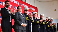 Lillian Bonsignore, a 31-year veteran of the FDNY, sworn in as Department's 37th Fire Commissioner