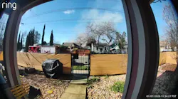 Surveillance footage shows fire and smoke at Sacramento home in Oak Park