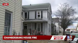 Firefighter falls through second floor, lands on another firefighter in burning Franklin County home