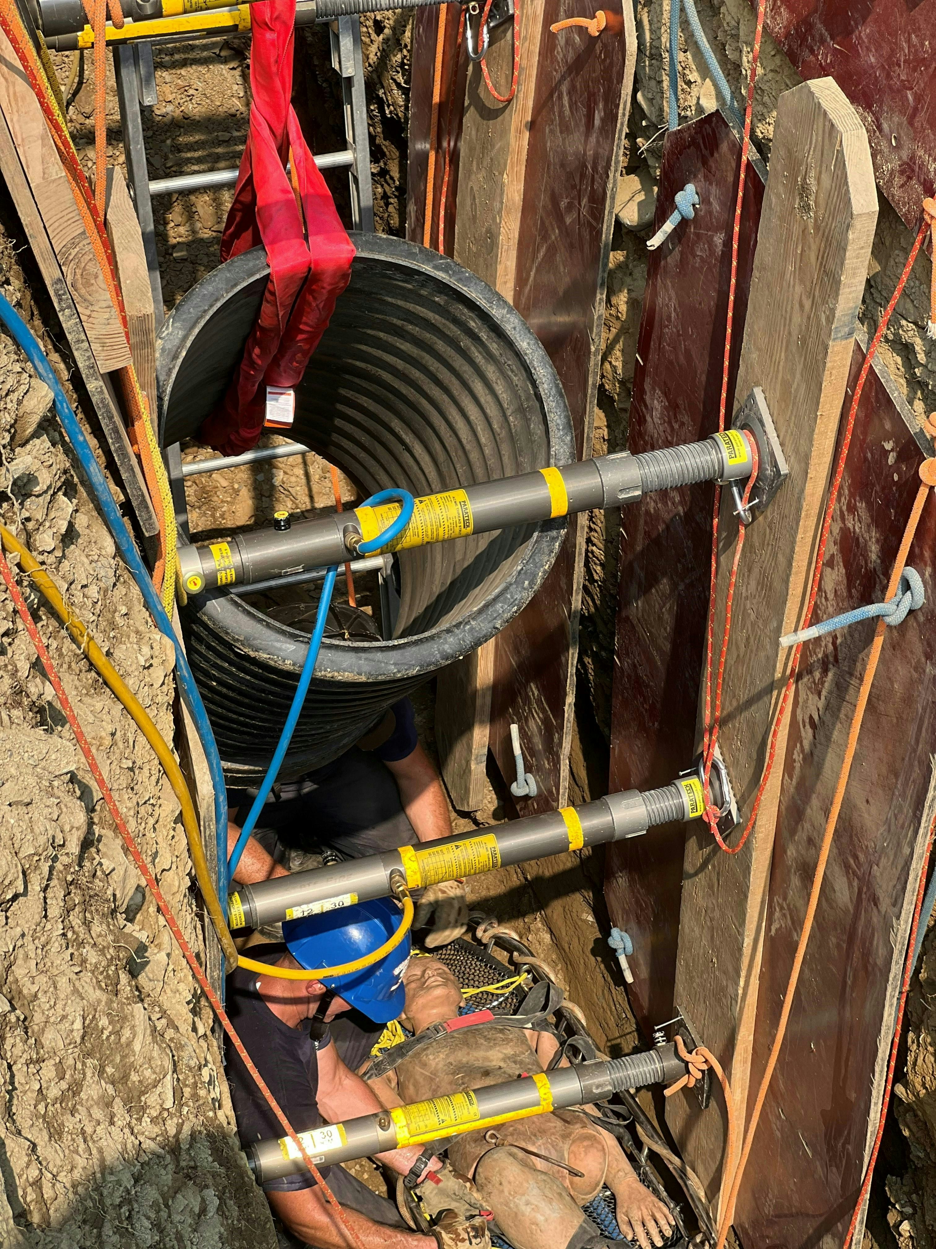 Technical rescue incidents often require multiple skill sets. Technical rescue officers must ensure that the right people are placed performing the right tasks, such as trench rescue shoring, rigging and patient packaging all being performed together.
