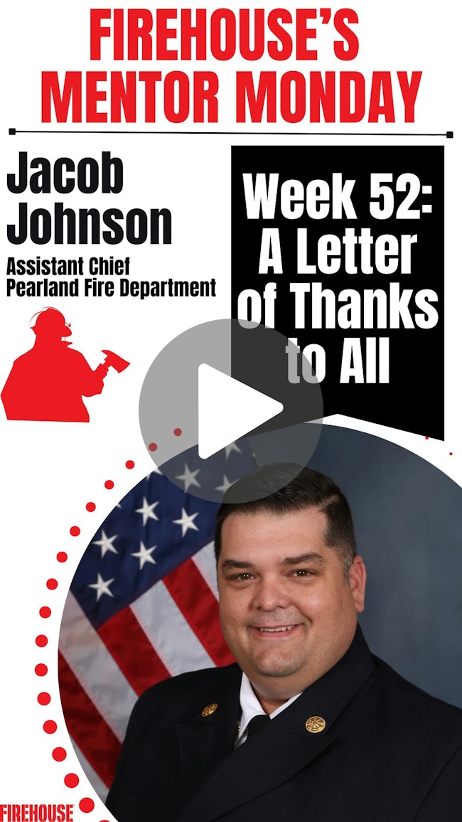 Firehouse's Mentor Monday: Week 52