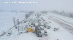 Drone video shows the scope of massive Michigan pileup Drone video shows the scope of massive Michigan pileup