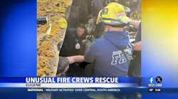 ESF crews save man stuck in a crevice