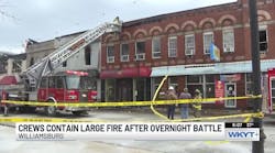 Downtown Williamsburg fire contained after 12-hour battle Downtown Williamsburg fire contained after 12-hour battle