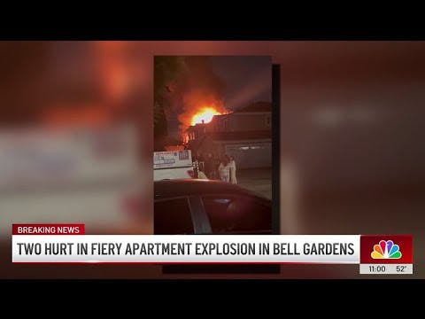 2 hurt in Bell Gardens apartment explosion