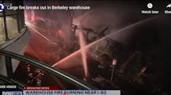 Berkeley Warehouse Fire Battled Berkeley Warehouse Fire Battled