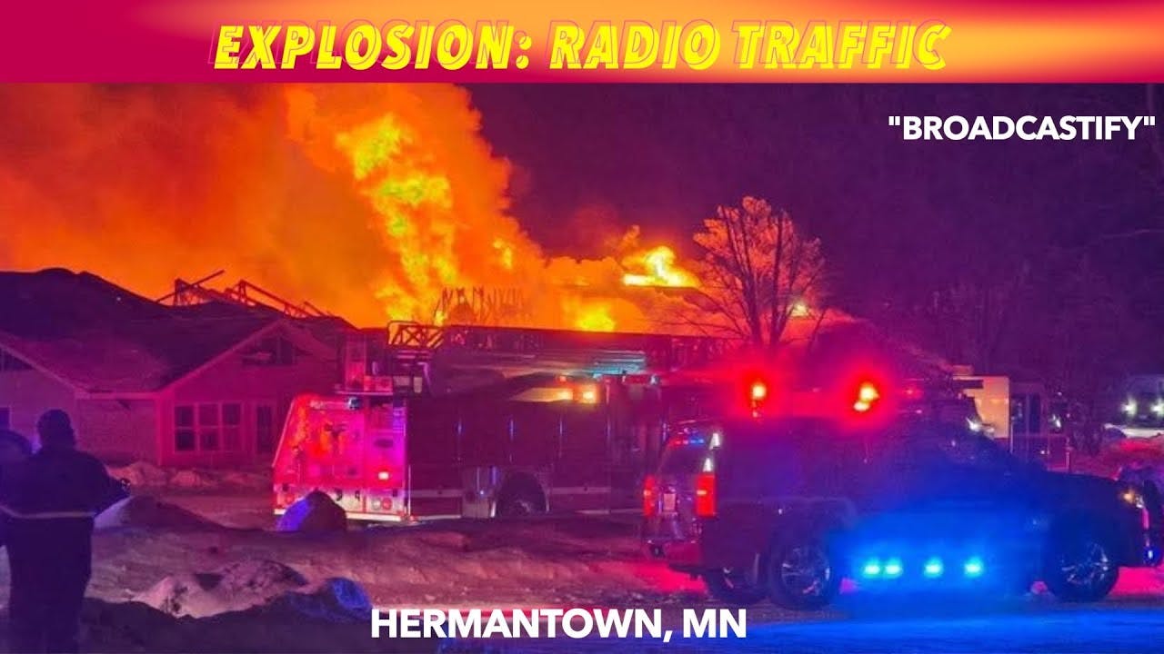 BREAKING NEWS UPDATE: Emergency Radio Traffic Following Explosion In Hermantown, Minnesota