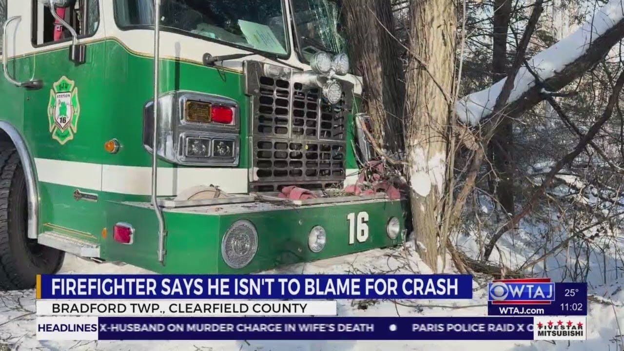 BJW Firefighter speaks out, says he isn't to blame for crash while responding to a call