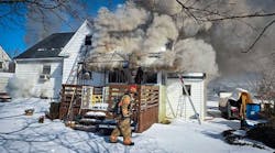 A mayday was called at this house fire in Roanoke, VA. A mayday was called at this house fire in Roanoke, VA.