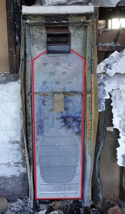 Most gas-fired wall heaters use a metal heat exchanger that transfers heat from combustion to the surrounding air for heating purposes. Most gas-fired wall heaters use a metal heat exchanger that transfers heat from combustion to the surrounding air for heating purposes.