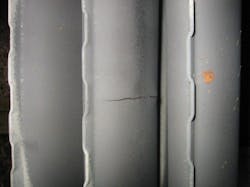 Expansion and contraction as a result of thermal properties occasionally produces cracks in a gas-fired wall heater’s heat exchanger, which allow products of combustion into the room. Expansion and contraction as a result of thermal properties occasionally produces cracks in a gas-fired wall heater’s heat exchanger, which allow products of combustion into the room.
