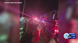 Pulaski couple rescued after husband runs back into burning home for his wife, Pulaski couple rescued after husband runs back into burning home for his wife,