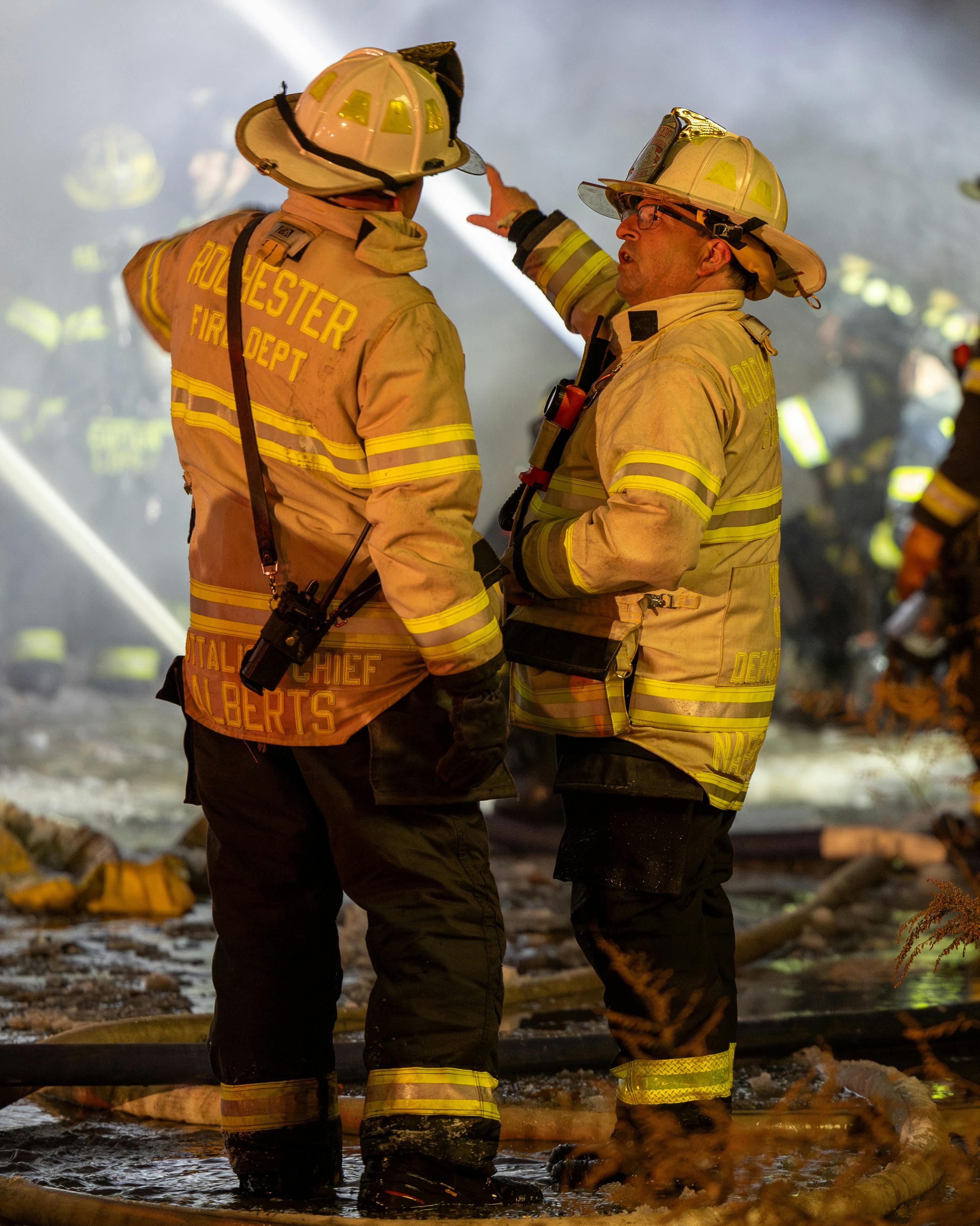 The battalion chief's job is to make the job of the members of the crew eaiser and more effective. When members suceed, the credit is theirs. When they fail, the responsibility for that falls to the BC.