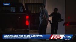 Woodward fire chief arrested on charges of tampering with records Woodward fire chief arrested on charges of tampering with records