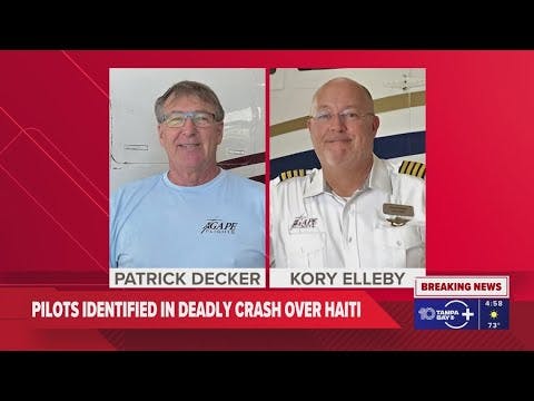 Agape Flights identifies 2 pilots killed in plane crash in Haiti