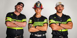 Head coach Valerie Perez, center, is a retired firefighter and has laid the groundwork for what The Firefighters represent every time they take the field. Head coach Valerie Perez, center, is a retired firefighter and has laid the groundwork for what The Firefighters represent every time they take the field.