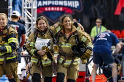 The Firefighter Challenge events are open to all firefighters, including career, volunteer, retired, cadets and youth junior firefighter and explorer program participants, with competitors grouped by similar run times. Athletes are segmented into three divisions of developmental, competitive, and pro, and compete in an assortment of age and gender brackets. The Firefighter Challenge events are open to all firefighters, including career, volunteer, retired, cadets and youth junior firefighter and explorer program participants, with competitors grouped by similar run times. Athletes are segmented into three divisions of developmental, competitive, and pro, and compete in an assortment of age and gender brackets.