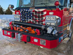 The Sister Bay & Liberty Grove Fire Department, which is in Door County, WI, serves a large response district via a combination of tandem-axle rear-mount pumpers and tankers to provide rural water supply. Engine 608 is a 2025 Spartan Gladiator Marion. Its bumper is configured to accommodate a front suction with short sleeve and low-level strainer along with two 2½-inch discharges for 1¾-inch attack lines. The Sister Bay & Liberty Grove Fire Department, which is in Door County, WI, serves a large response district via a combination of tandem-axle rear-mount pumpers and tankers to provide rural water supply. Engine 608 is a 2025 Spartan Gladiator Marion. Its bumper is configured to accommodate a front suction with short sleeve and low-level strainer along with two 2½-inch discharges for 1¾-inch attack lines.