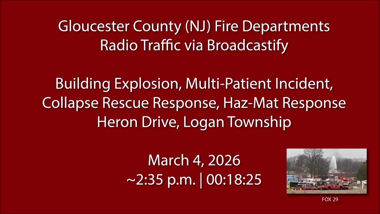 Explosion at Cocoa Butter Plant in Gloucester County, NJ
